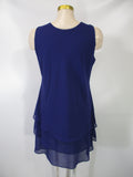 Caribe - Purple Pebble Crepe 3 Tiered Knee Length 2 Piece Dress - Linnea's Boutique & Vera's Threads